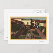 Aussicht von De la Guerra Patio & Shops Postkarte (Vorne/Hinten)