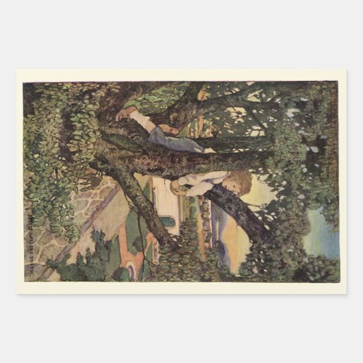 Aussicht Von den Bäumen von Jessie Willcox Smith Geschenkpapier Set (Vorderseite)