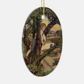 Aussicht Von den Bäumen von Jessie Willcox Smith Keramikornament (Rechts)