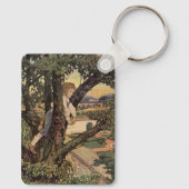 Aussicht Von den Bäumen von Jessie Willcox Smith Schlüsselanhänger (Rückseite)