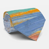 Aussicht von den Dünen mit Strand - Piet Mondrian  Krawatte (Gerollt)