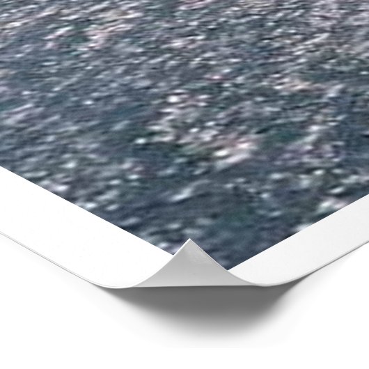 Aussicht von den Felsen Poster (Ecke)