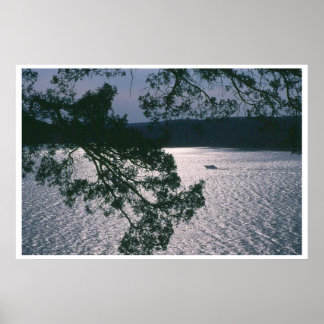 Aussicht von den Felsen Poster