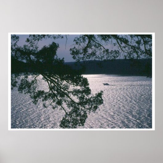 Aussicht von den Felsen Poster (Vorne)