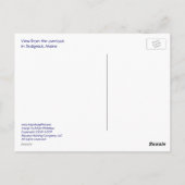 Aussicht von der Aussicht Postkarte (Rückseite)