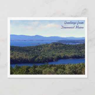 Aussicht von der Aussicht Postkarte