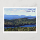 Aussicht von der Aussicht Postkarte (Vorderseite)