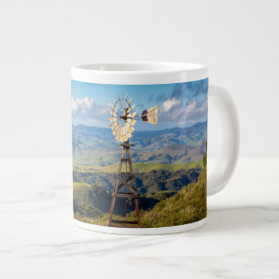 Aussicht von der Bergspitze aus Jumbo-Tasse