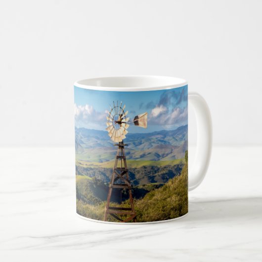 Aussicht von der Bergspitze aus Kaffeetasse (VorderseiteRechts)