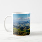 Aussicht von der Bergspitze aus Kaffeetasse (Links)