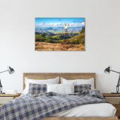 Aussicht von der Bergspitze aus Leinwanddruck (Insitu (Schlafzimmer))
