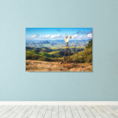 Aussicht von der Bergspitze aus Leinwanddruck (Insitu (Holzboden))