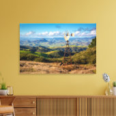 Aussicht von der Bergspitze aus Leinwanddruck (Insitu (Wohnzimmer))