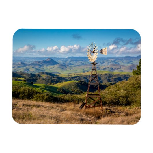 Aussicht von der Bergspitze aus Magnet (Horizontal)