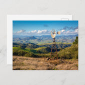Aussicht von der Bergspitze aus Postkarte (Vorne/Hinten)