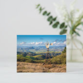 Aussicht von der Bergspitze aus Postkarte (Stehend Vorderseite)