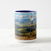 Aussicht von der Bergspitze aus Tasse (Zentrum)