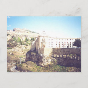 Aussicht von der Brücke Cuenca Spanien Postkarte