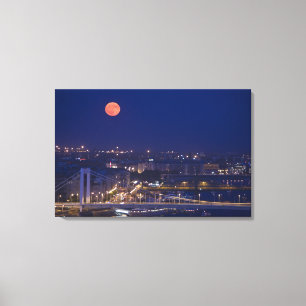 Aussicht von der Fischereizone neben Matyas Leinwanddruck