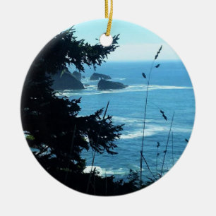 Aussicht von der Hart's Cove, Oregon Coast Keramik Ornament