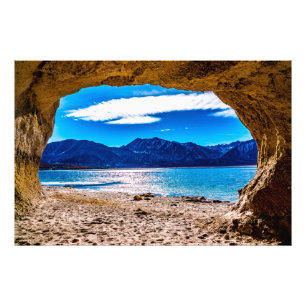 Aussicht von der Höhle Fotodruck