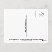 Aussicht von der Insel Hevaahulhudhoo Postcard Postkarte (Rückseite)