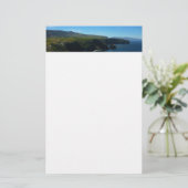 Aussicht von der Insel Santa Cruz auf die Kanalins Briefpapier (Stehend Vorderseite)