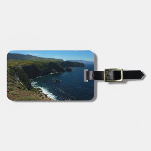 Aussicht von der Insel Santa Cruz auf die Kanalins Gepäckanhänger