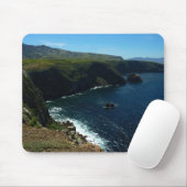 Aussicht von der Insel Santa Cruz auf die Kanalins Mousepad (Mit Mouse)