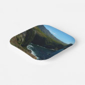 Aussicht von der Insel Santa Cruz auf die Kanalins Pappteller (Gewinkelt)