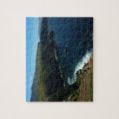 Aussicht von der Insel Santa Cruz auf die Kanalins Puzzle (Vertikal)