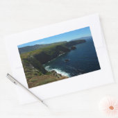 Aussicht von der Insel Santa Cruz auf die Kanalins Rechteckiger Aufkleber (Umschlag)