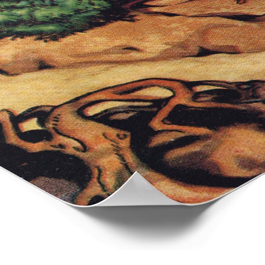 Aussicht von der Klippe Poster (Ecke)