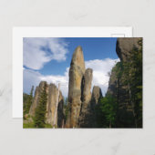 Aussicht von der Needles Highway, South Dakota Postkarte (Vorne/Hinten)
