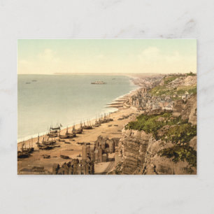 Aussicht von der Ostklippe, Hastings, Sussex Postkarte