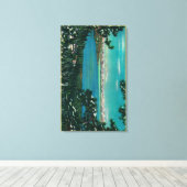 Aussicht von der Rose HighwayLake Tahoe, CA Leinwanddruck (Insitu (Holzboden))