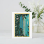 Aussicht von der Rose HighwayLake Tahoe, CA Postkarte (Stehend Vorderseite)