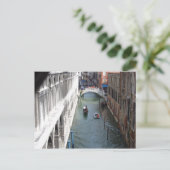 Aussicht von der Seufzerbrücke, Venedig Postkarte (Stehend Vorderseite)