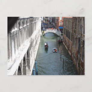 Aussicht von der Seufzerbrücke, Venedig Postkarte