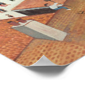 Aussicht von der Tate Gallery St. Ives Poster (Ecke)