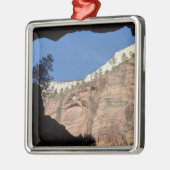 Aussicht von der Teufelstreppe auf den Zion Nation Ornament Aus Metall (Links)