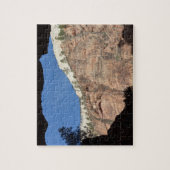 Aussicht von der Teufelstreppe auf den Zion Nation Puzzle (Vertikal)