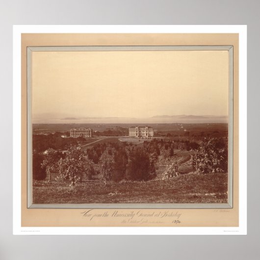 Aussicht von der Universität Berkeley (1337) Poster (Vorne)