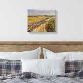 Aussicht von der Wand Hadrians, Northumberland Leinwanddruck (Insitu (Schlafzimmer))