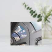 Aussicht von einem Lounge-Auto (Postkarte) Postkarte (Stehend Vorderseite)