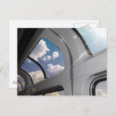 Aussicht von einem Lounge-Auto (Postkarte) Postkarte (Vorne/Hinten)