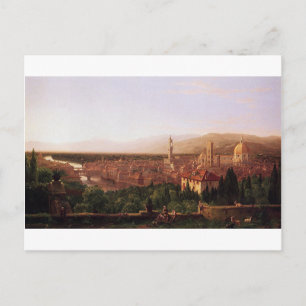 Aussicht von Florenz aus San Miniato von Thomas Co Postkarte