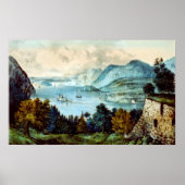 Aussicht von Fort Putnam - West Point Hudson River Poster (Vorne)