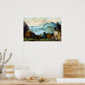 Aussicht von Fort Putnam - West Point Hudson River Poster (Küche)