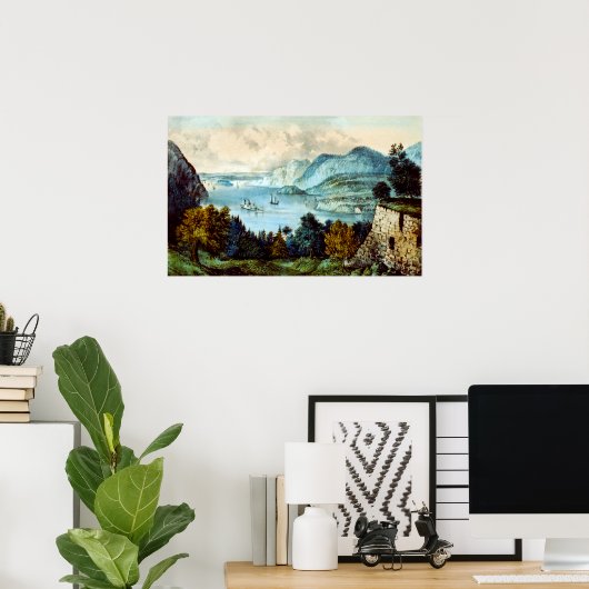 Aussicht von Fort Putnam - West Point Hudson River Poster (Heimbüro)